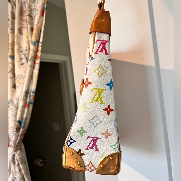 Louis Vuitton Monogram Multicolor Murakami Boulogne White - Picture 15 of 16